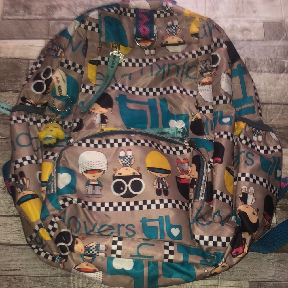 HARAJUKU LOVERS Gwen Stefani Nylon Cute Backpack - Picture 1 of 16